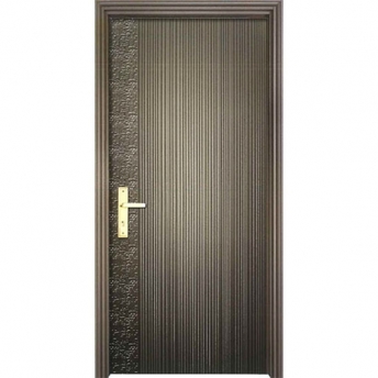 Embossed steel door